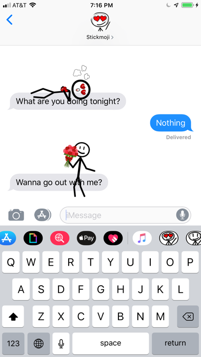 Stickmoji Cute Love Stickers screenshot 5