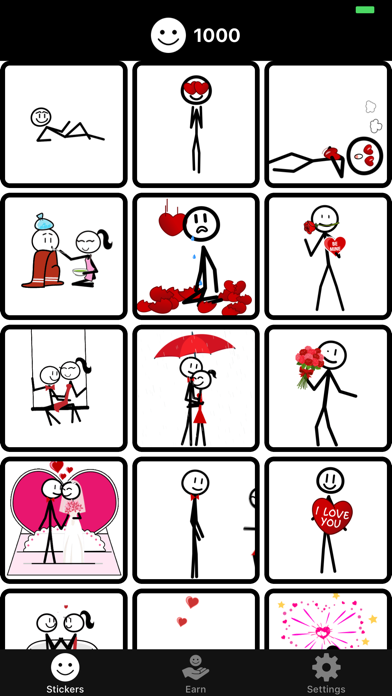 Stickmoji Cute Love Stickers screenshot 1