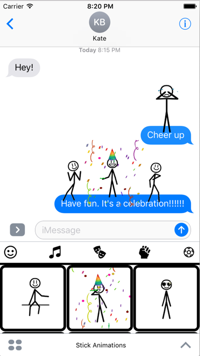 Stickmoji Stickers Animations screenshot 5