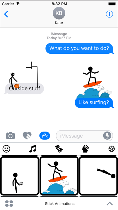 Stickmoji Stickers Animations screenshot 2