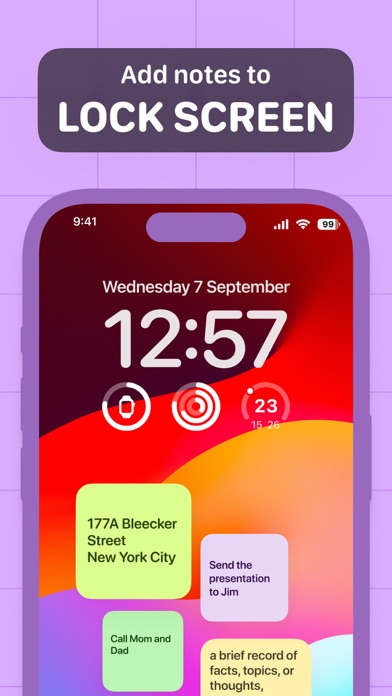 Sticky Notes Widget screenshot 2