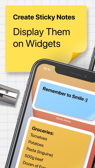 Sticky Notes Widget+ screenshot 3