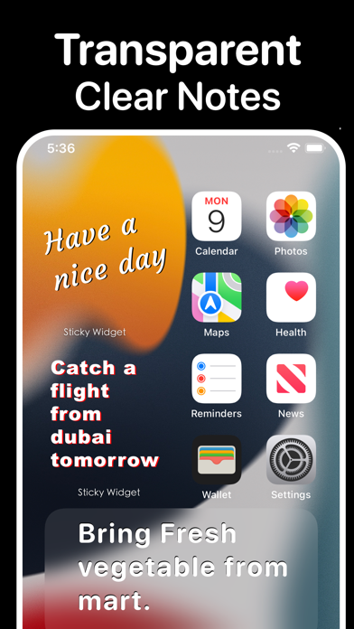 Sticky Widgets Note Liquid 26 screenshot 5