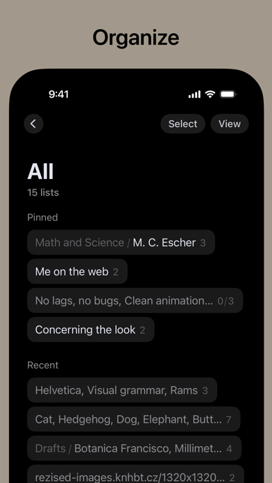 Still: simple lists screenshot 3