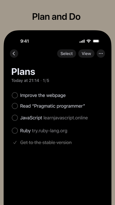 Still: simple lists screenshot 1
