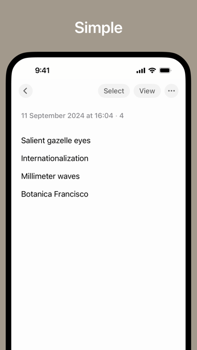 Still: simple lists screenshot 6