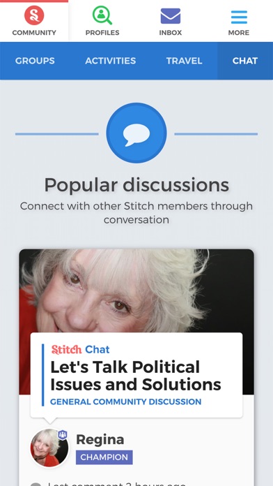 Stitch - The Community for 50+ screenshot 3