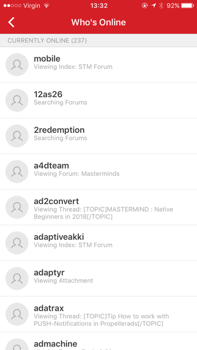 STM Forums screenshot 2