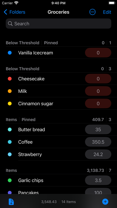 Stock List - Inventory Control screenshot 1