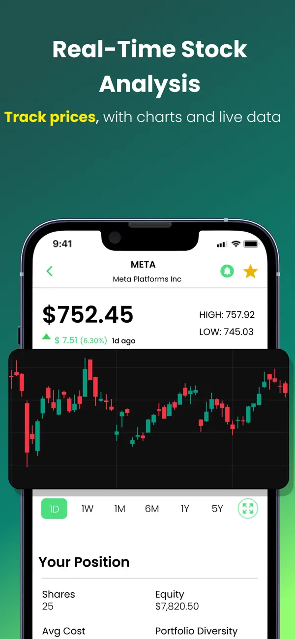 Stock Market Simulator screenshot 3