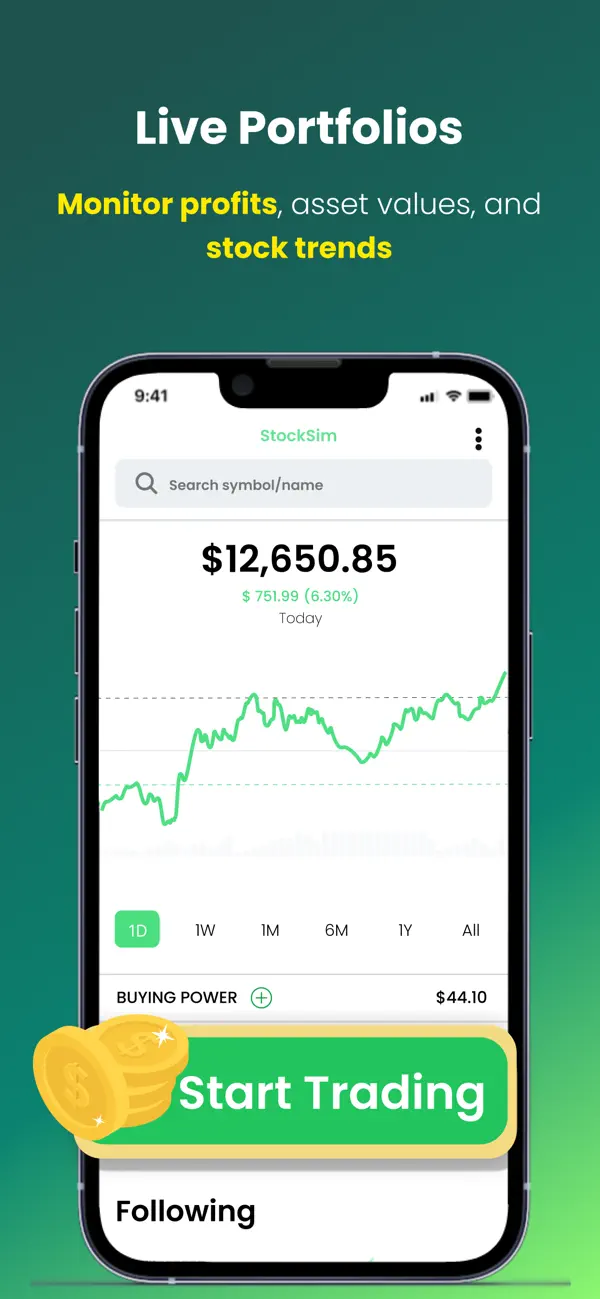 Stock Market Simulator screenshot 2