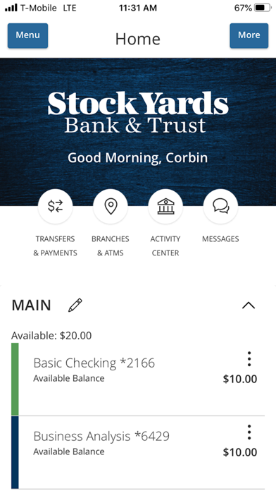 Stock Yards Bank Mobile screenshot 2