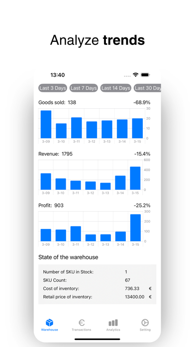 StockFlow: Warehouse control screenshot 2