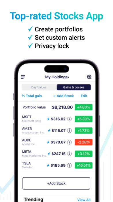 Stocks+ app screenshot 4