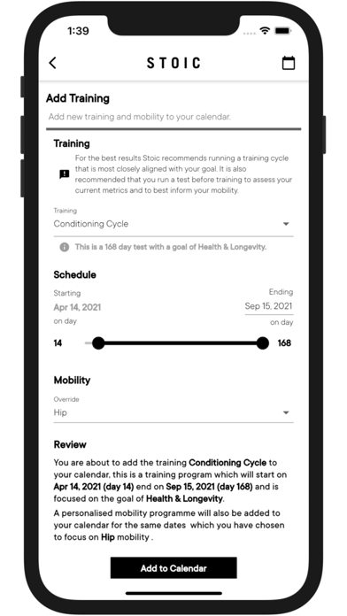 Stoic Conditioning screenshot 2