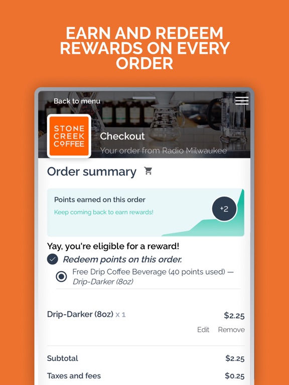 Stone Creek Coffee To Go screenshot 1