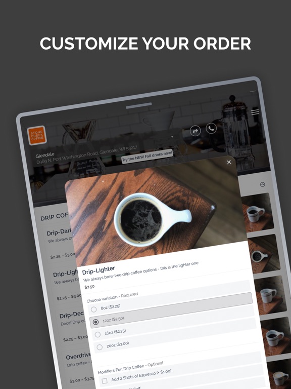 Stone Creek Coffee To Go screenshot 2