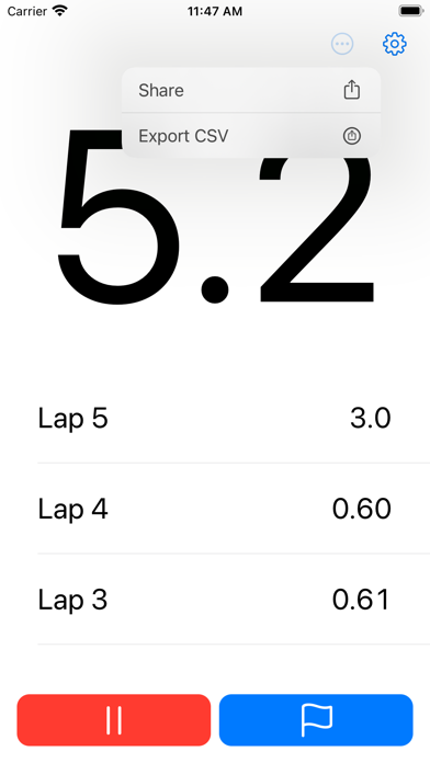 Stopwatch Pro screenshot 2