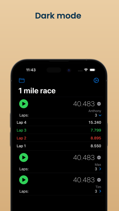 Stopwatch° screenshot 1