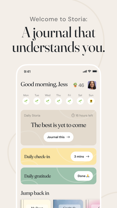Storia: Future-Self Coach screenshot 4