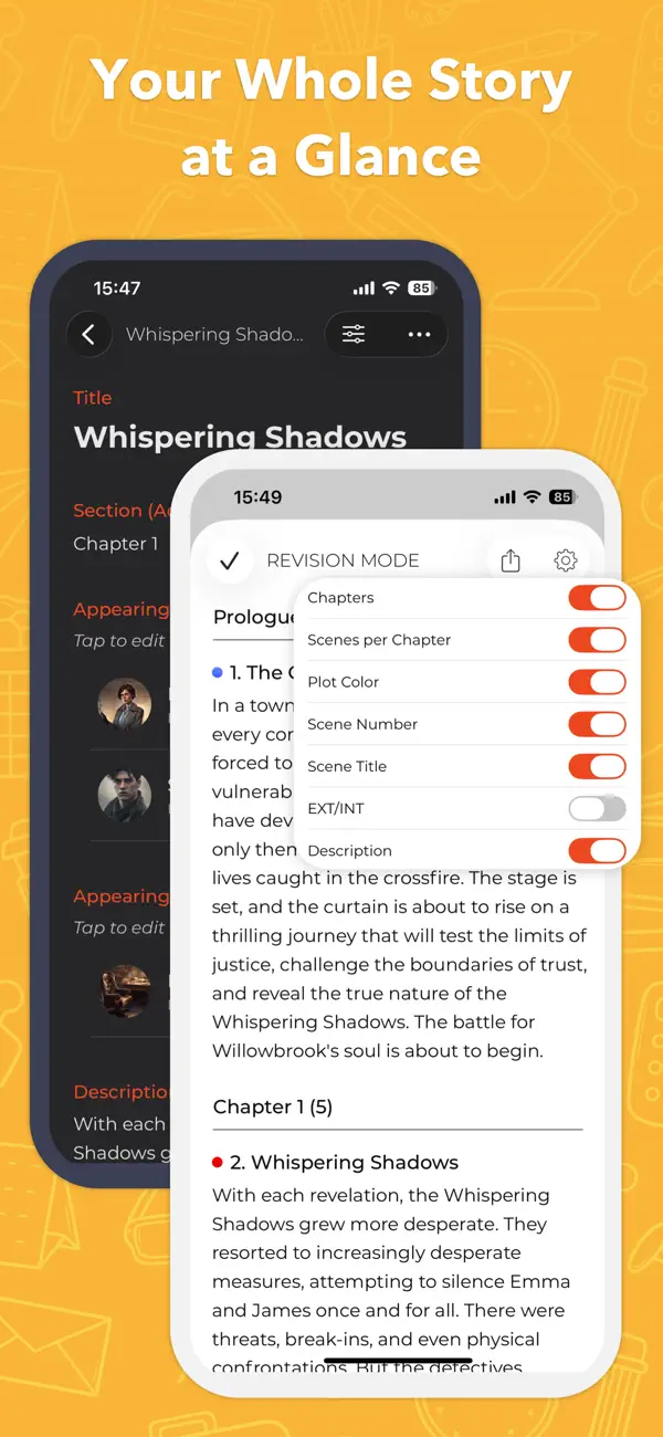 Story Planner for Writers screenshot 3