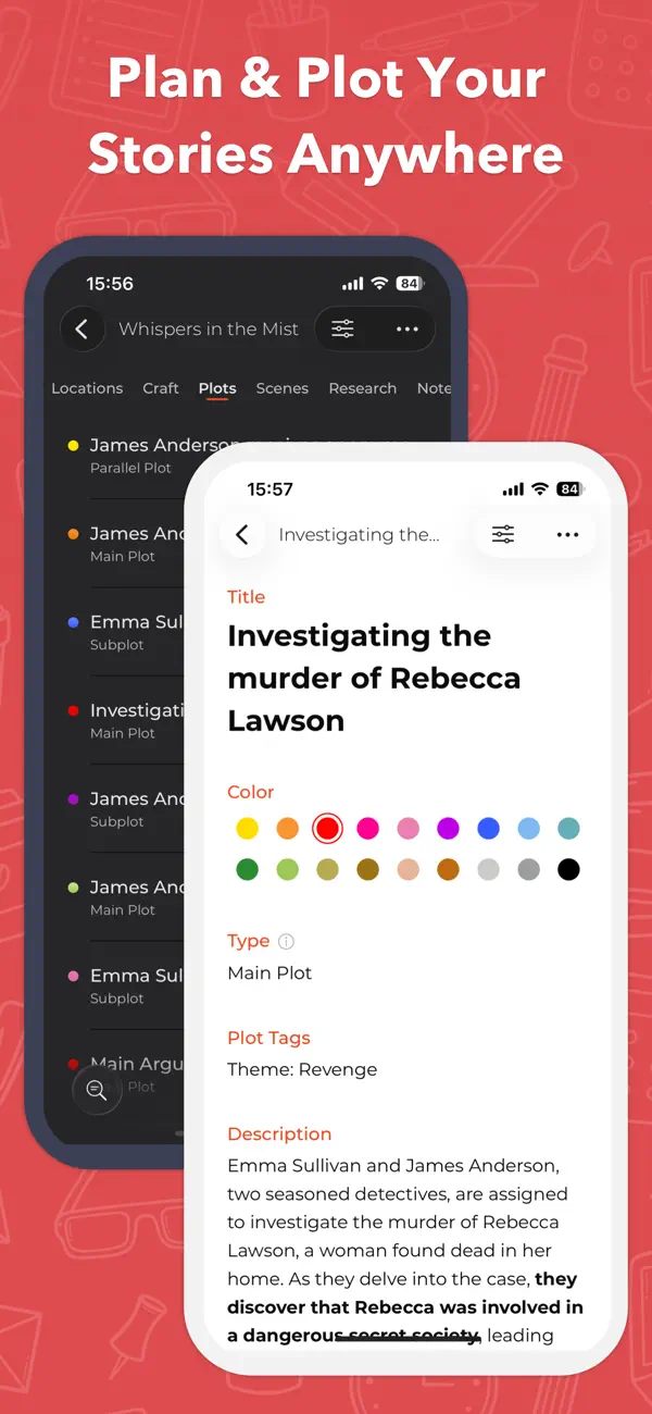 Story Planner for Writers screenshot 1