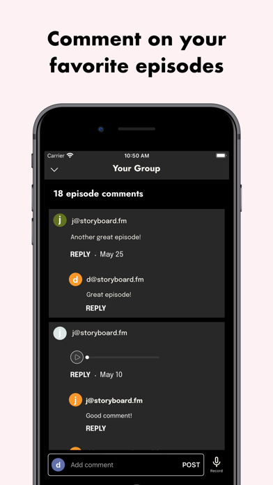 Storyboard Podcasts screenshot 2