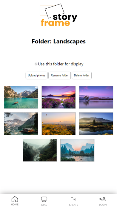 Storyframe - smart photo frame screenshot 1
