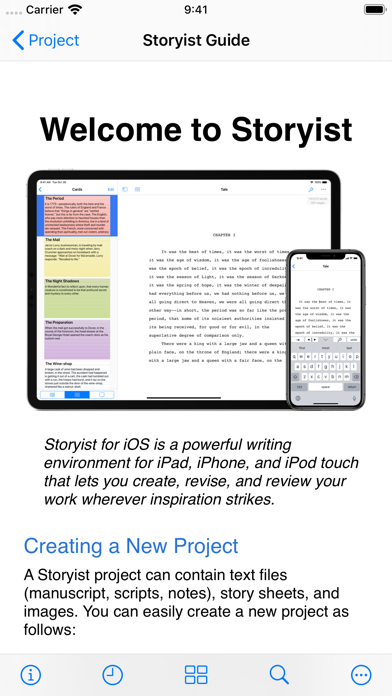 Storyist 4 screenshot 1