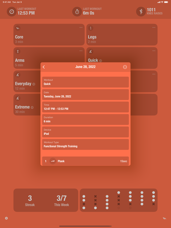 Streaks Workout screenshot 2