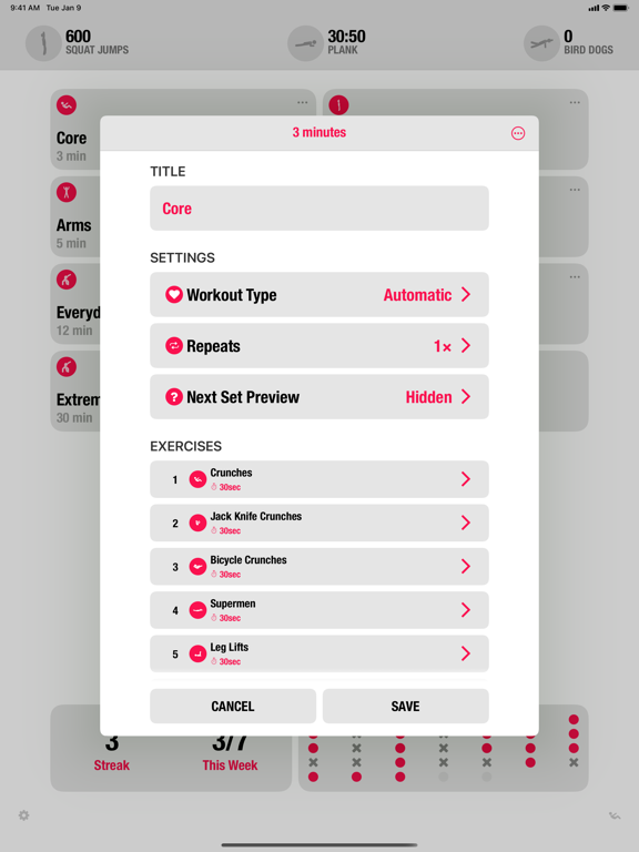 Streaks Workout screenshot 4