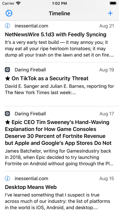 Stream - A Feed Reader screenshot 5
