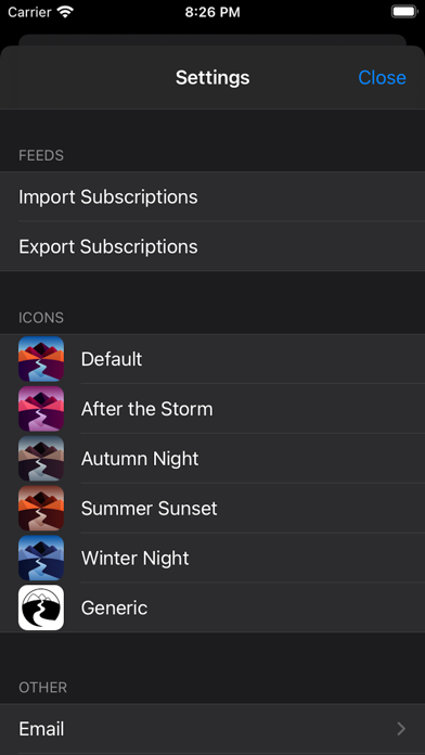 Stream - A Feed Reader screenshot 1
