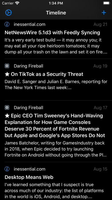 Stream - A Feed Reader screenshot 4