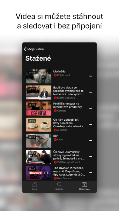 Stream.cz screenshot 1