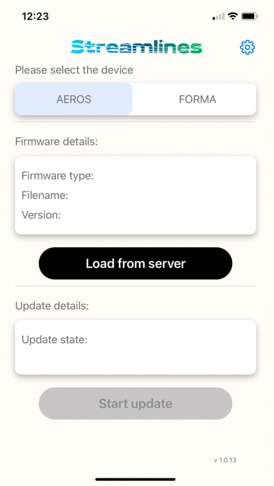 Streamlines Firmware Updater screenshot 1