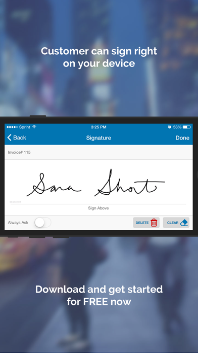 Street Invoice screenshot 1