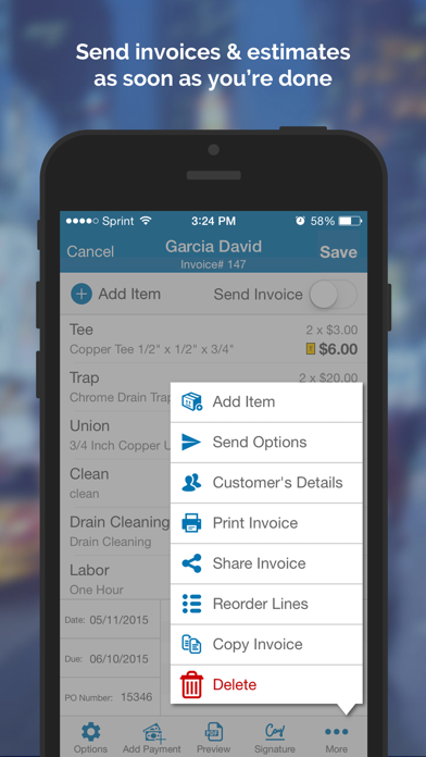 Street Invoice screenshot 4