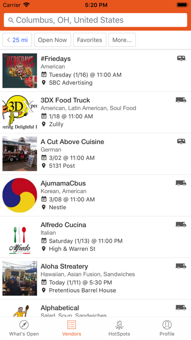 StreetFoodFinder screenshot 3