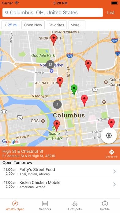 StreetFoodFinder screenshot 4