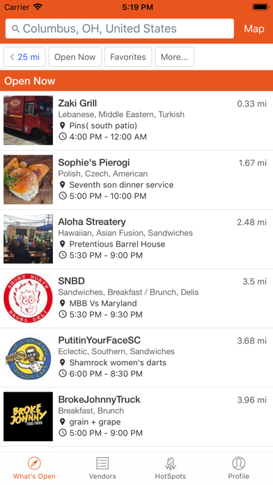 StreetFoodFinder screenshot 5