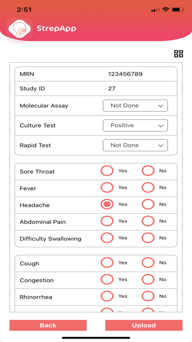 StrepApp screenshot 2