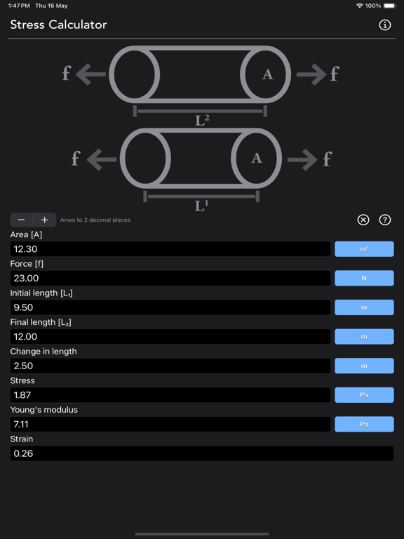 Stress Strain Calculator screenshot 5