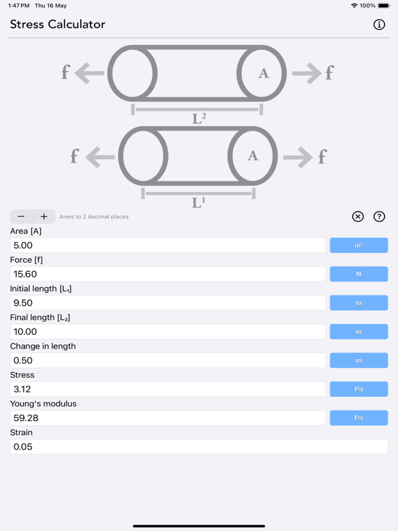 Stress Strain Calculator screenshot 6