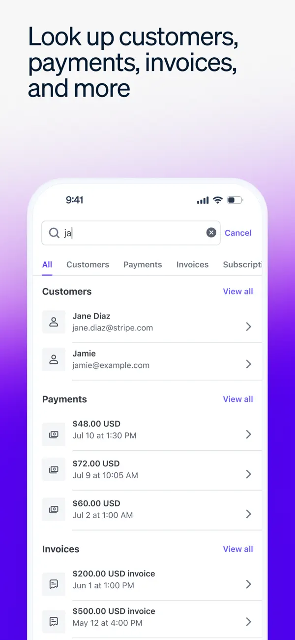 Stripe Dashboard screenshot 2