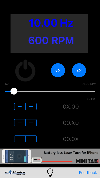 Strobe Light Tachometer screenshot 1