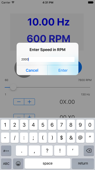 Strobe Light Tachometer screenshot 2