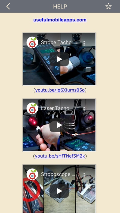Strobe tachometer (RPM meter) screenshot 1