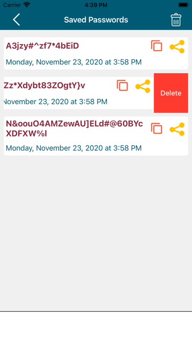 Strong Password Generator App screenshot 1