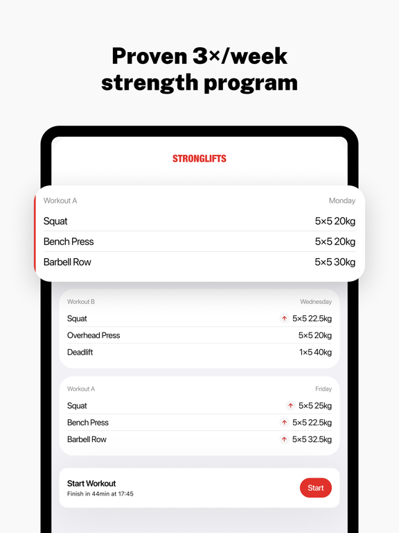 Stronglifts 5x5 Workout screenshot 10